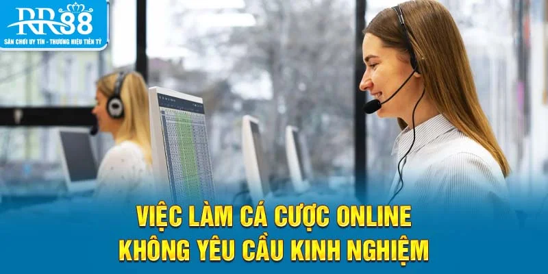 Việc làm cá cược online không yêu cầu kinh nghiệm